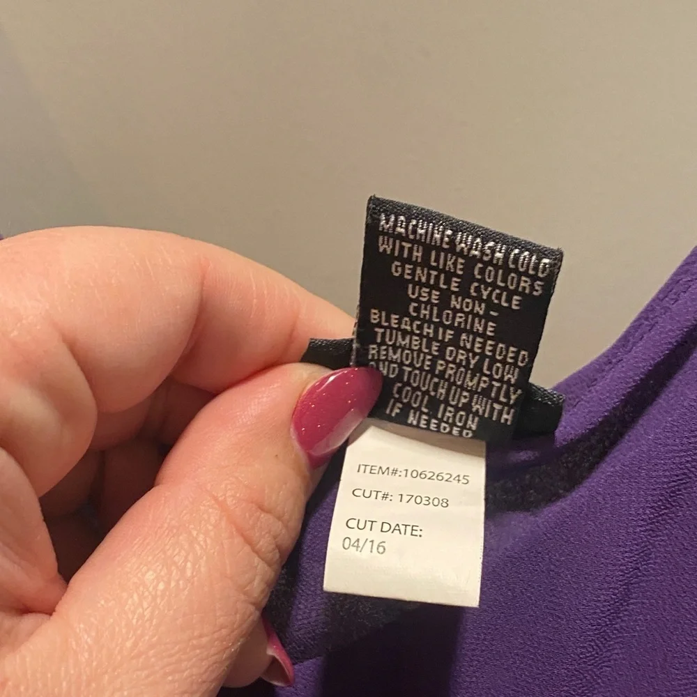 Torrid Purple Cami Size 2 Double Layer Tank Top
